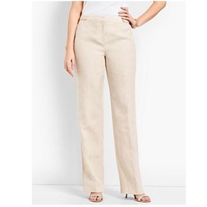 NWT Talbots Heritage Khaki Linen Pant Size 10